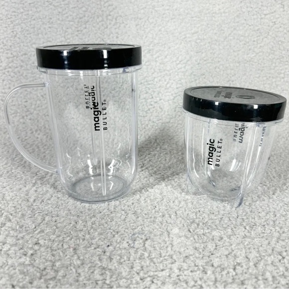 NWOT- Magic Bullet Replacement Cups with Lids. - Picture 6 of 6